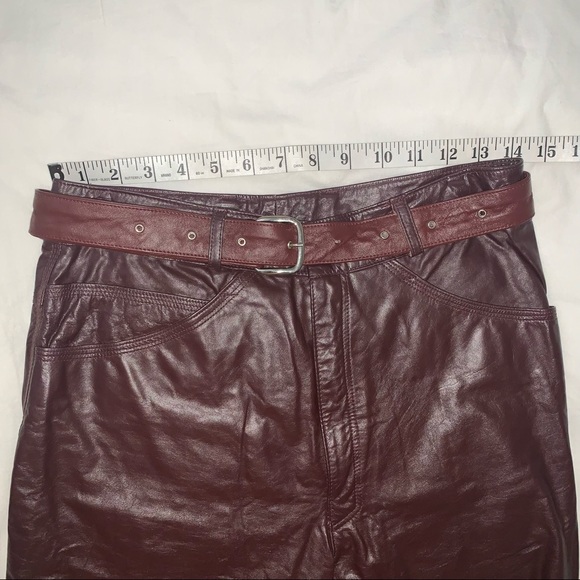 ✖️SOLD✖️Reworked Vtg Leather Pants, 2-Piece - Picture 13 of 16